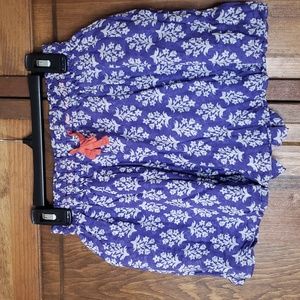 Mini boden Floral Printed Culottes Sz 9-10 y